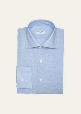 Men's Cotton-Linen Dress Shirt