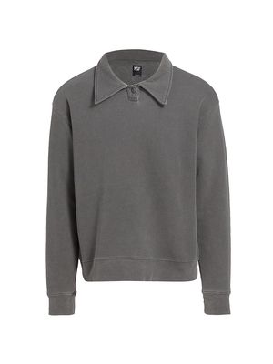 Men's Cotton Polo Shirt - Pigment Black - Size Small - Pigment Black - Size Small