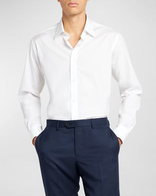 Men's Cotton Poplin Dress Shirt
