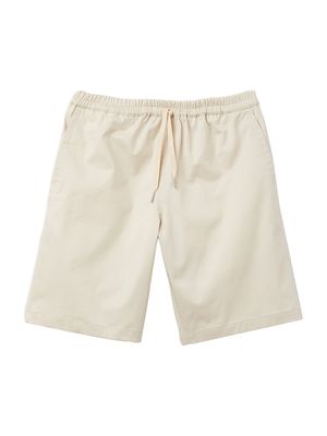 Men's Cotton Shorts - Ecru - Size 38