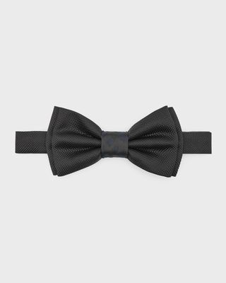 Men's Cotton-Silk Jacquard Bow Tie