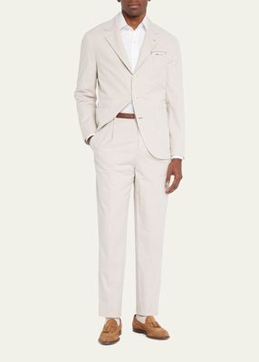 Men's Cotton Stretch Seersucker Suit
