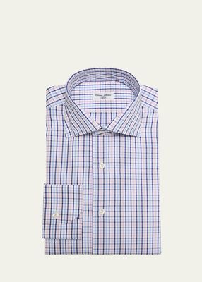 Men's Cotton Tattersall Check Sport Shirt