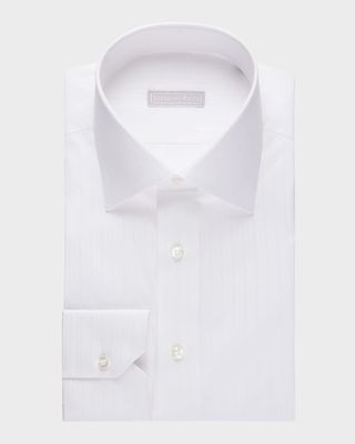 Men's Cotton Tonal Stripe Dress Shirt