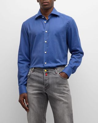 Men's Cotton Twill Sport Shirt