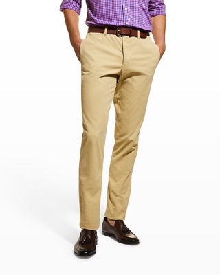 Men's Cotton-Twill Sport Trousers
