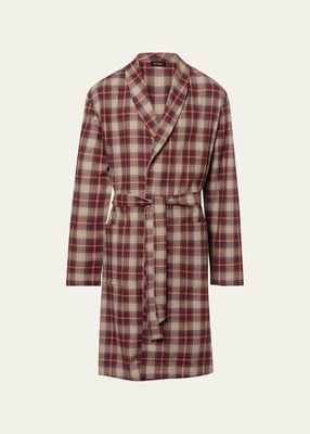 Men's Cozy Comfort Flannel Robe