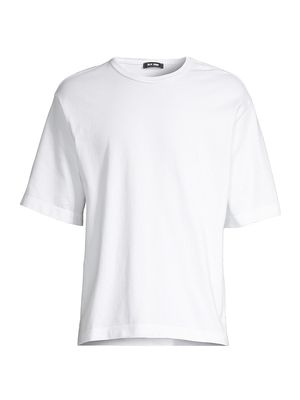 Men's Crewneck Jersey T-Shirt - White - Size Small - White - Size Small