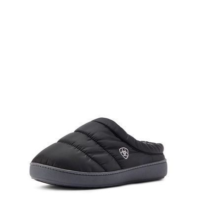 Men's Crius Clog Slipper Casual Shoes in Black, Size: 8 D / Medium by Ariat