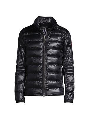 Men's Crofon Down Puffer Jacket - Black - Size Medium