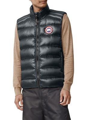 Men's Crofton Down Puffer Vest - Carbon - Size Small