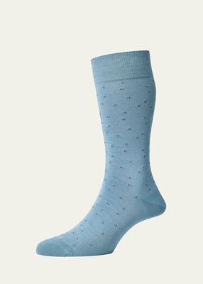 Men's Crompton Mini-Dot Crew Socks
