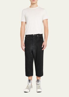 Men's Cropped Carrot Collapse Jeans