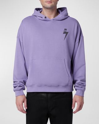 Men's Cropped French Terry Hoodie