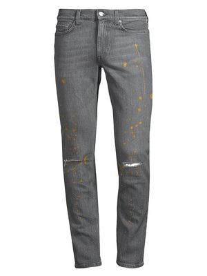 Men's Cropsey 5-Pocket Jeans - Grey Gold Splash - Size 29 - Grey Gold Splash - Size 29