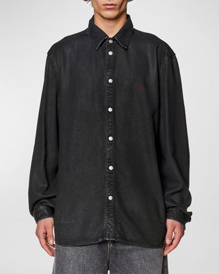 Men's D-Sipmly-S1 Soft Jean Shirt