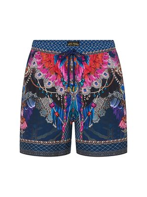 Men's Dancing With Destiny Graphic Swim Shorts - Dancing With Destiny - Size Small - Dancing With Destiny - Size Small
