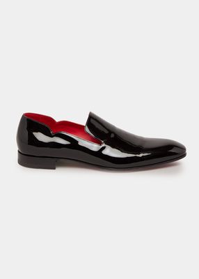 Men's Dandy Chick Flat Patent Leather Loafers