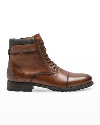 Men's David Field Burnished Leather Boots