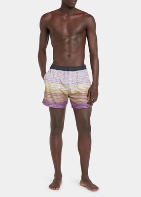 Men's Degrade Space-Dyed Swim Shorts