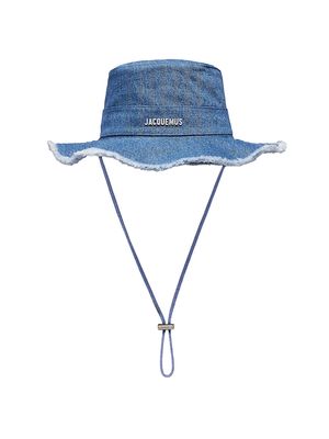 Men's Denim Bucket Hat - Blue - Size Medium