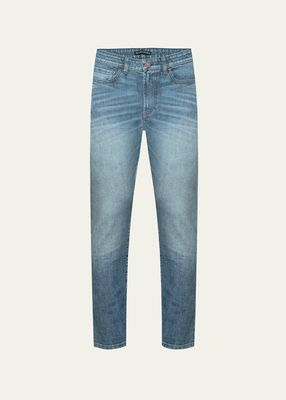 Men's Deniro Medium Wash Straight-Fit Jeans