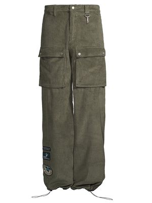 Men's Desire Paths Corduroy Cargo Pants - Green - Size 30