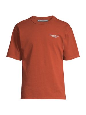 Men's Desire Paths Field Research Division T-Shirt - Burnt Orange - Size XS