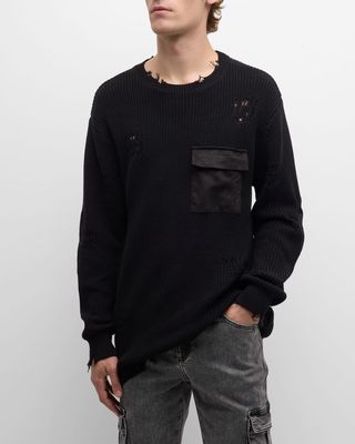 Men's Devin Distressed Sweater