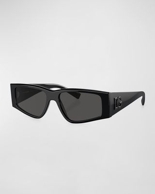 Men's DG Acetate Rectangle Sunglasses