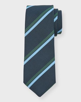 Men's Diagonal Silk Tie