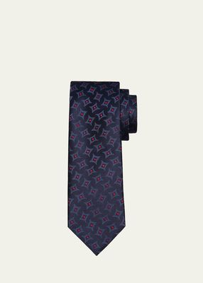 Men's Diamonds Silk Tie