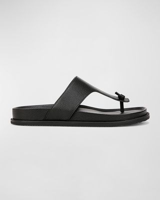 Men's Diego Leather Thong Sandals