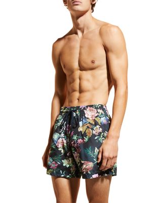 Men's Digital Floral Swim Shorts