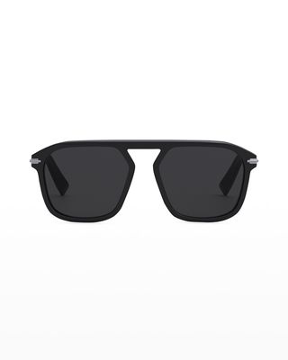 Men's Dior Black Suit Key Hole Sunglasses