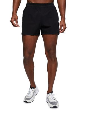 Men's Distance Performance Shorts - Black Charcoal - Size Small - Black Charcoal - Size Small