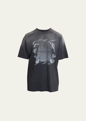 Men's Distressed Graphic T-Shirt