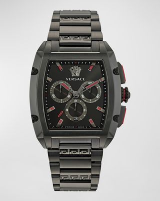 Men's Dominus IP Black Bracelet Watch, 42mm
