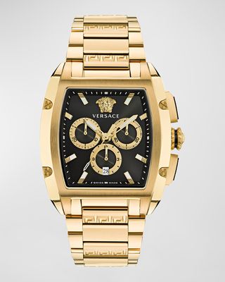 Men's Dominus IP Yellow Gold Bracelet Watch, 42mm