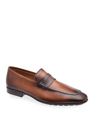Men's Dorino Leather Penny Loafers