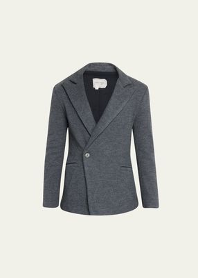Men's Double-Breasted Wool Jacket