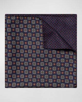 Men's Double-Face Wool Flannel Pocket Square