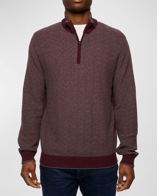 Men's Draco Quarter-Zip Knit Sweater
