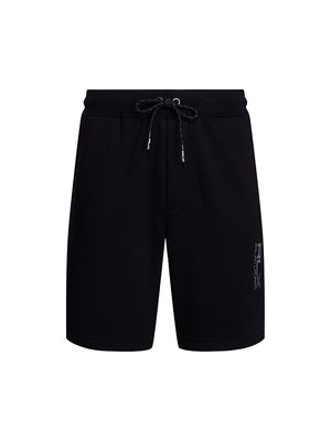 Men's Drawstring Sweat Shorts - Black - Size Large - Black - Size Large