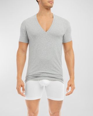 Men's Dream Stretch Deep V-Neck T-Shirt