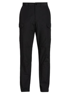 Men's Drill Cargo Pants - Black - Size 28 - Black - Size 28