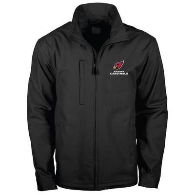 Men's Dunbrooke Black Arizona Cardinals Journey Workwear Tri-Blend Full-Zip Jacket