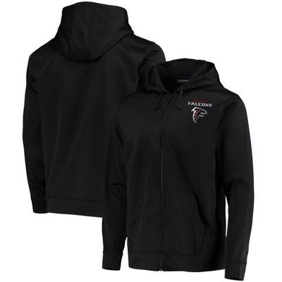 Men's Dunbrooke Black Atlanta Falcons Trophy Fleece Full-Zip Hoodie