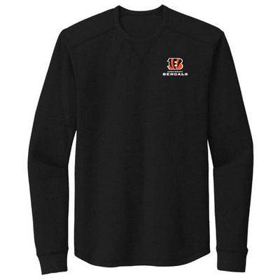 Men's Dunbrooke Black Cincinnati Bengals Cavalier Long Sleeve T-Shirt