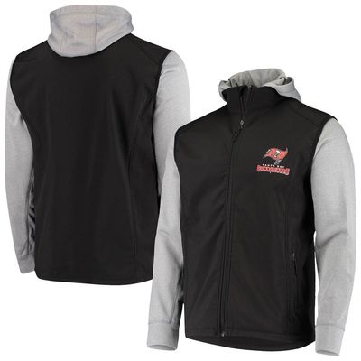 Men's Dunbrooke Black/Gray Tampa Bay Buccaneers Alpha Full-Zip Jacket